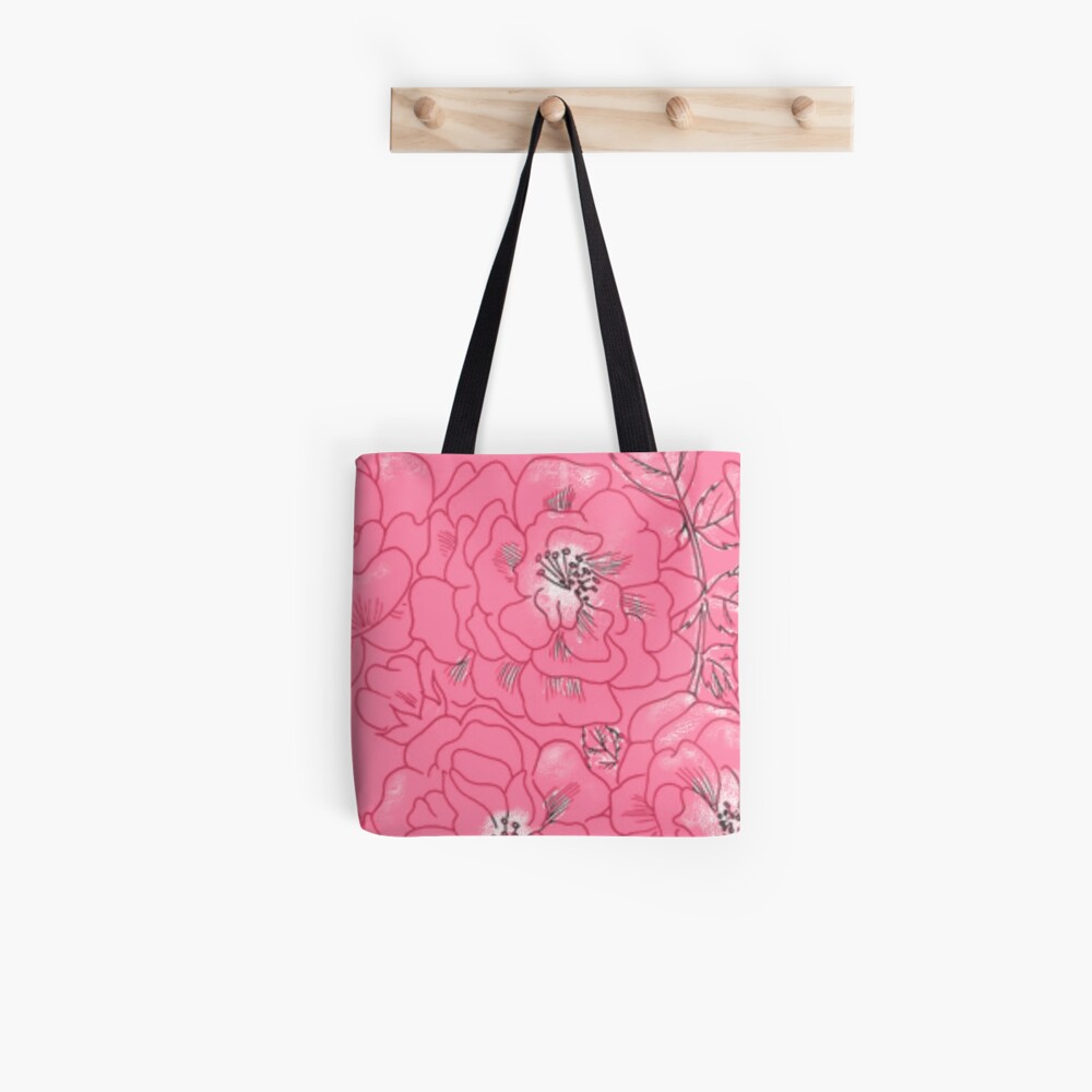 MUSTER ROSE Stofftasche
