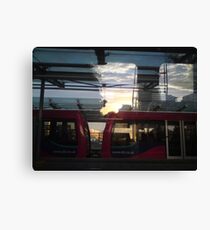 Docklands Light Reflections Canvas Print
