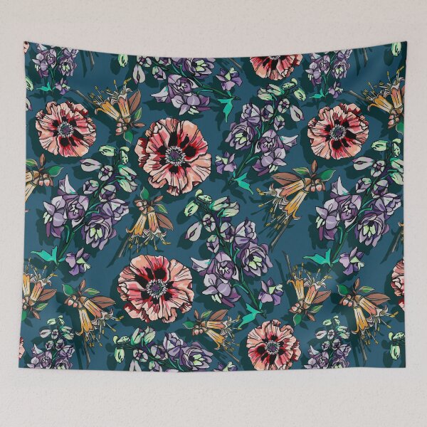 Item preview, Blue Delphinium designed and sold by ariellemorris.