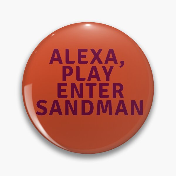 Item preview, Alexa, Play Enter Sandman Maroon designed and sold by emily-crabtree.