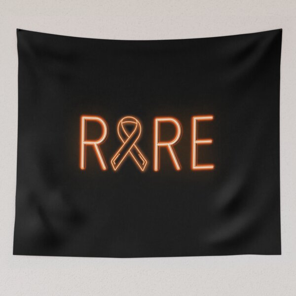 Item preview, Orange RARE Neon Awareness Ribbon designed and sold by Elle  Hazlett.
