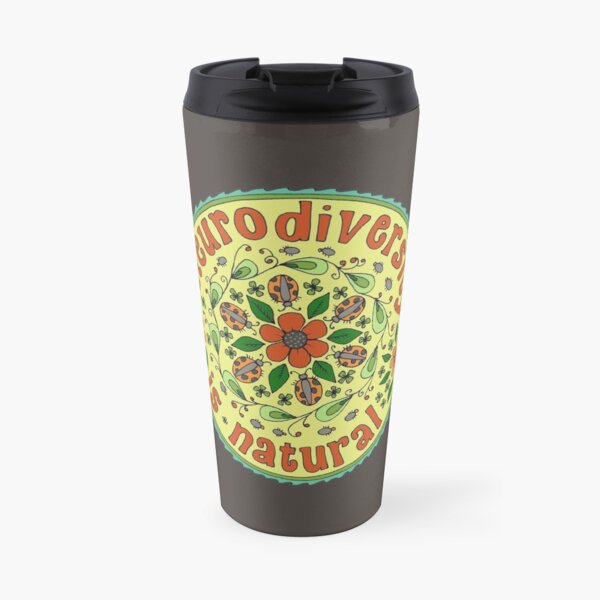 Neurodiversity Mandala Travel Mug