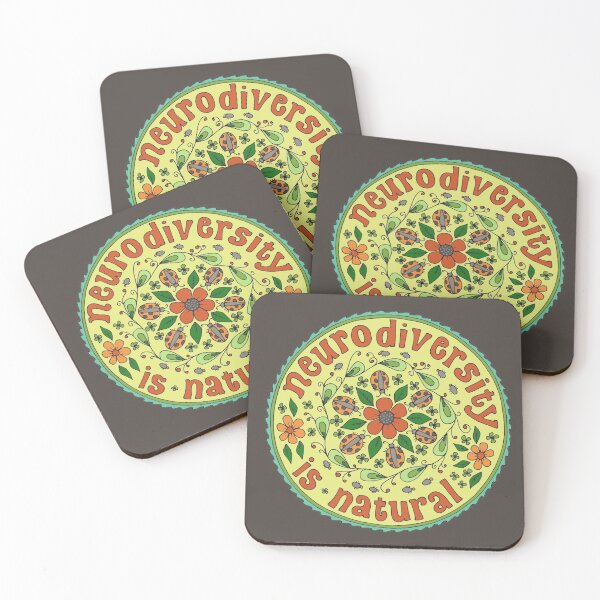 Item preview, Neurodiversity Mandala  designed and sold by idrawhumans.