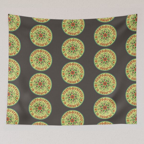 Item preview, Neurodiversity Mandala  designed and sold by idrawhumans.