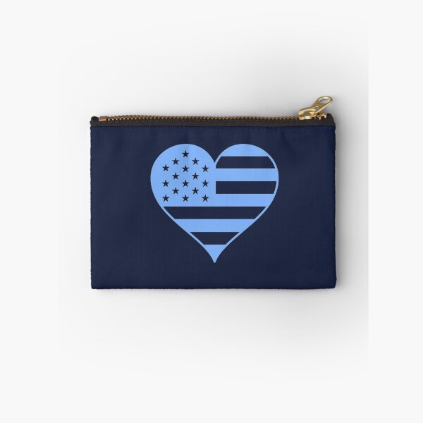 Item preview, Carolina Blue Flag Heart  designed and sold by Sleepygirl2010.