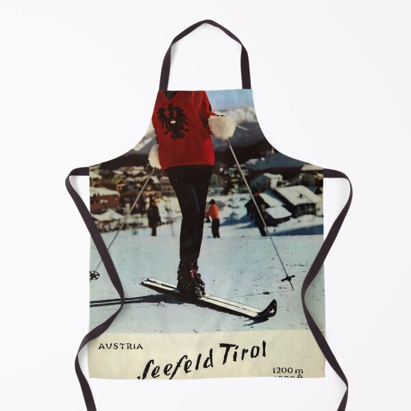 Item preview, Seefeld Tirol vintage travel poster designed and sold by stickart-marek.