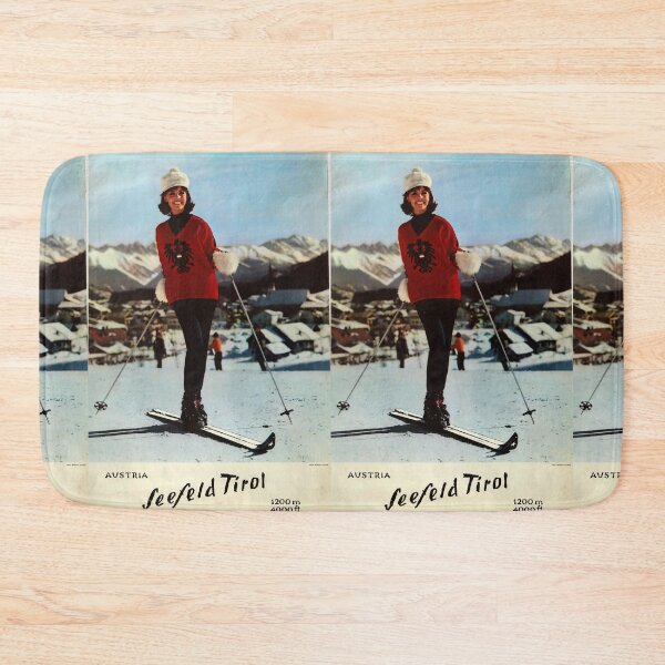 Item preview, Seefeld Tirol vintage travel poster designed and sold by stickart-marek.