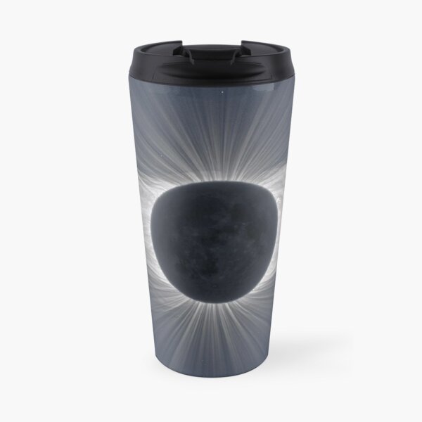 Beautiful image of the Sun&#39;s corona during a solar eclipse Travel Mug