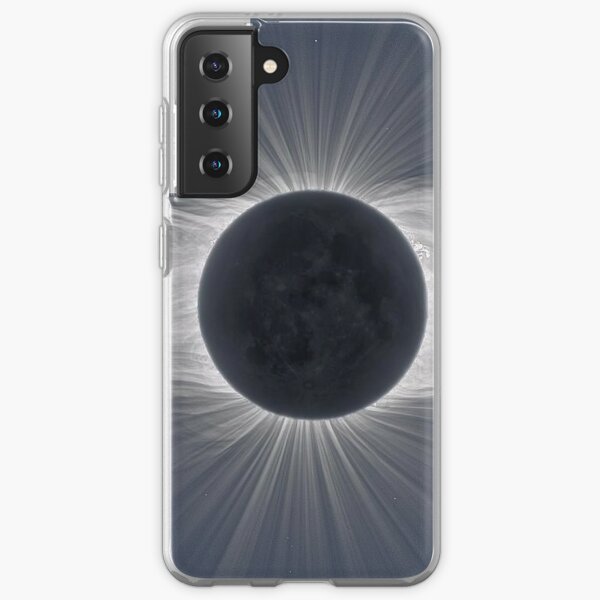 Beautiful image of the Sun&#39;s corona during a solar eclipse Samsung Galaxy Soft Case