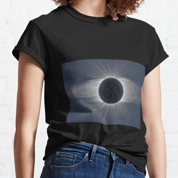 Beautiful image of the Sun&#39;s corona during a solar eclipse Classic T-Shirt