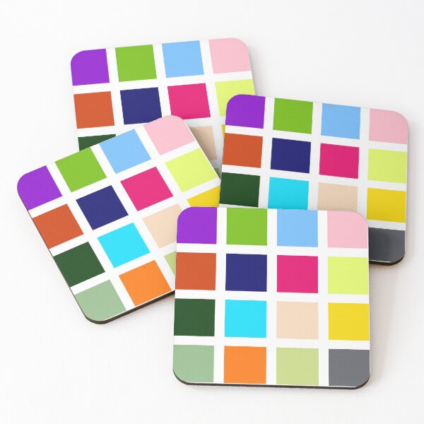 Item preview, Square Swatches - Bright Tiles designed and sold by Chandler Solomon.