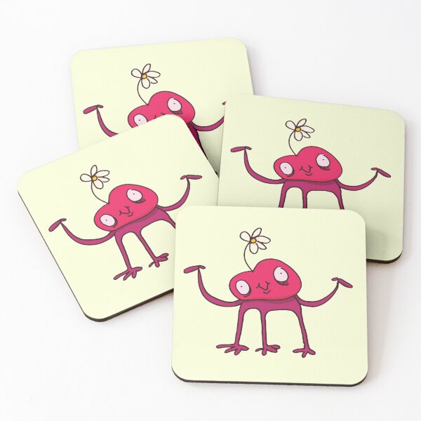 Item preview, Flower Head Funny Hand Drawn Monster Doodle designed and sold by PastelPickles.