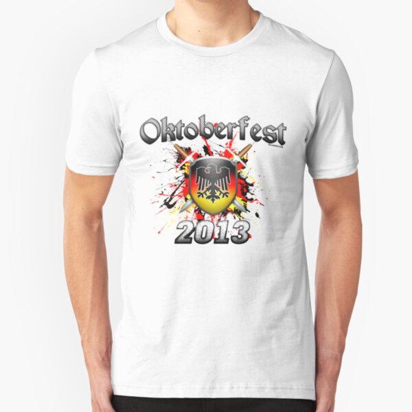 Oktoberfest Coat Of Arms 2013 Slim Fit T-Shirt