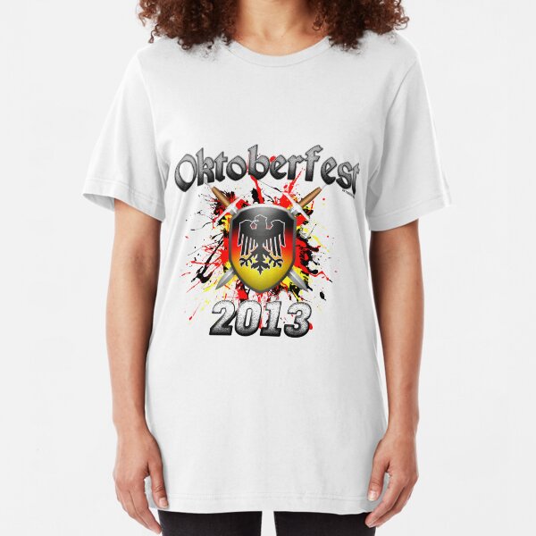 Oktoberfest Coat Of Arms 2013 Slim Fit T-Shirt