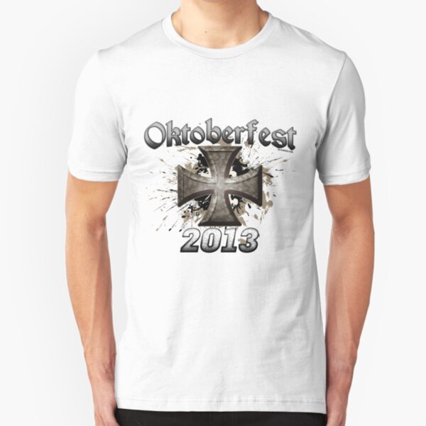 Oktoberfest Iron Cross 2013 Slim Fit T-Shirt