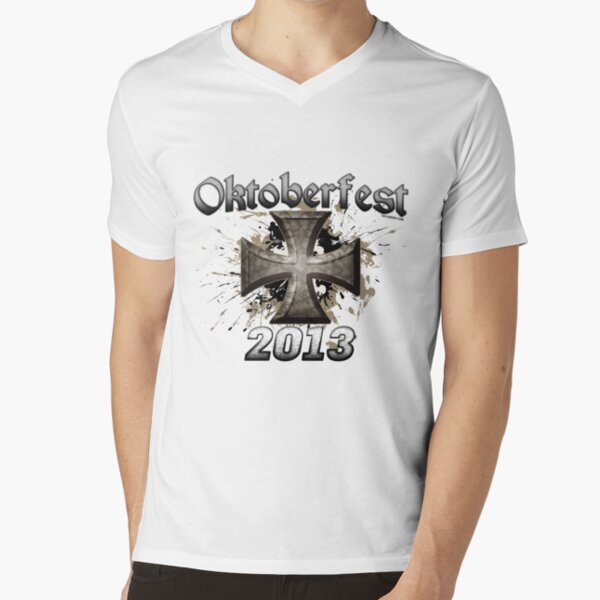 Oktoberfest Iron Cross 2013 V-Neck T-Shirt