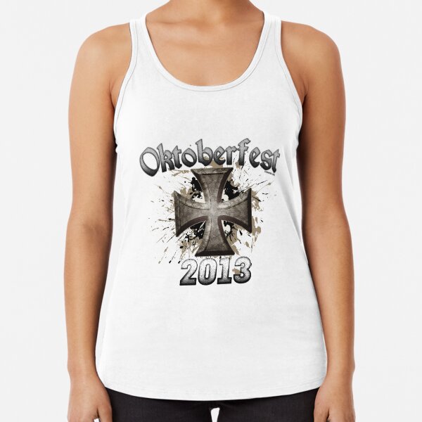 Oktoberfest Iron Cross 2013 Racerback Tank Top