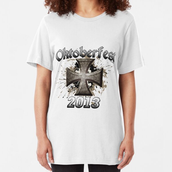 Oktoberfest Iron Cross 2013 Slim Fit T-Shirt