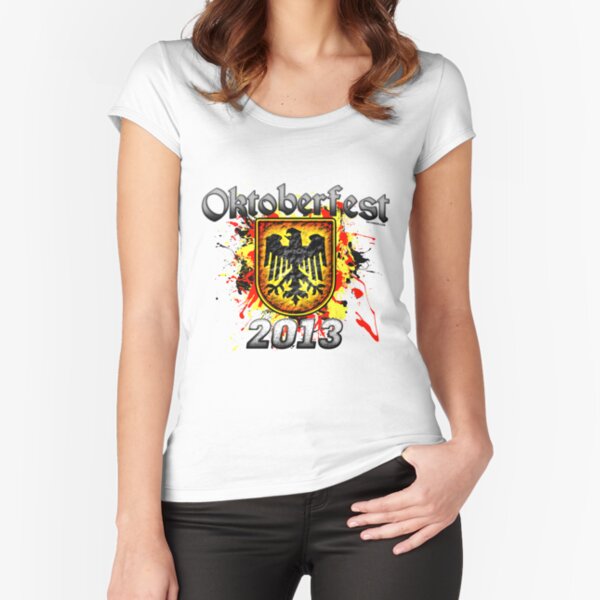 Oktoberfest Eagle Shield 2013 Fitted Scoop T-Shirt