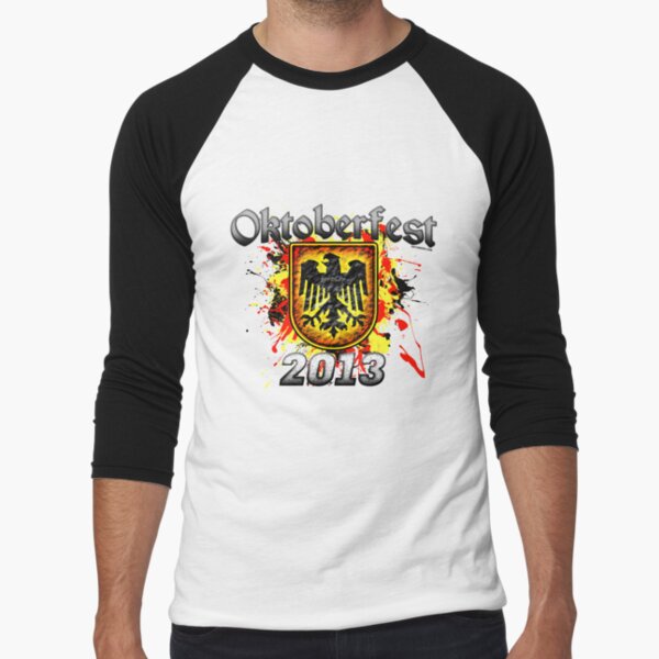 Oktoberfest Eagle Shield 2013 Baseball ¾ Sleeve T-Shirt