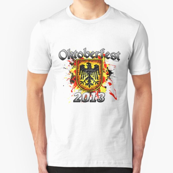 Oktoberfest Eagle Shield 2013 Slim Fit T-Shirt