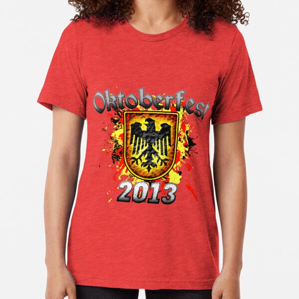 Oktoberfest Eagle Shield 2013 Tri-blend T-Shirt