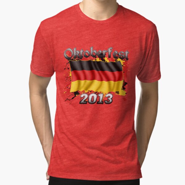 Oktoberfest German Flag 2013 Tri-blend T-Shirt