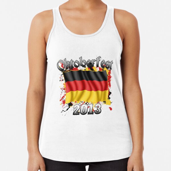 Oktoberfest German Flag 2013 Racerback Tank Top