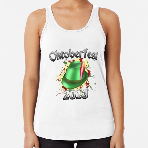 Oktoberfest German Hat 2013 Racerback Tank Top