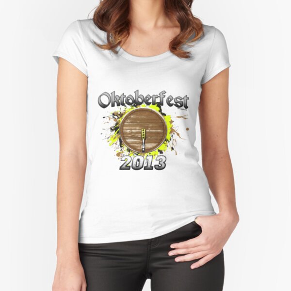 Oktoberfest Keg 2013 Fitted Scoop T-Shirt