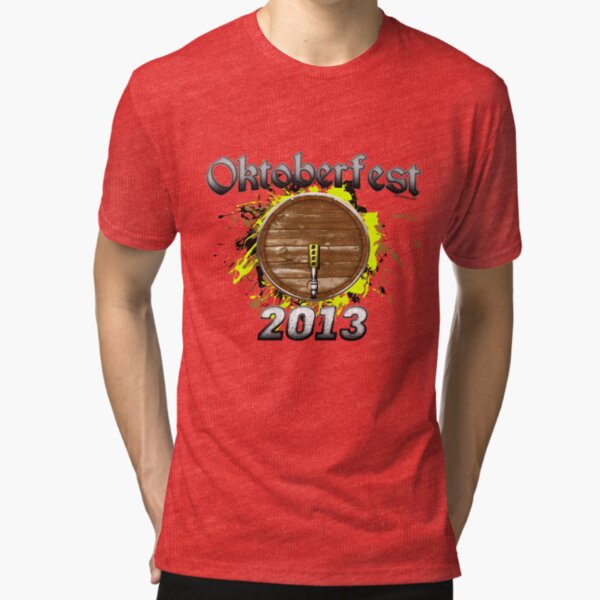 Oktoberfest Keg 2013 Tri-blend T-Shirt