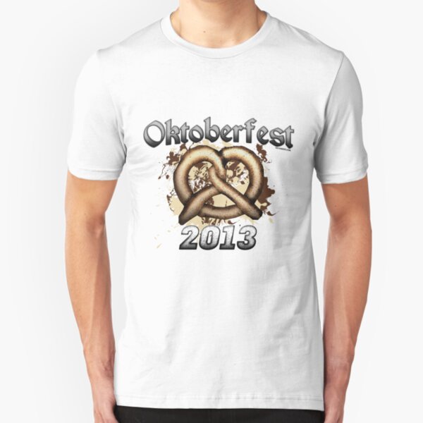 Oktoberfest Pretzel 2013 Slim Fit T-Shirt