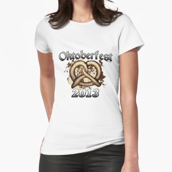 Oktoberfest Pretzel 2013 Fitted T-Shirt