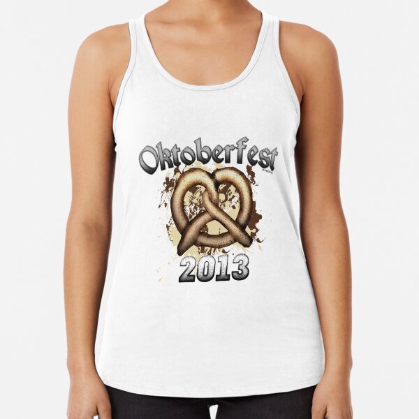 Oktoberfest Pretzel 2013 Racerback Tank Top