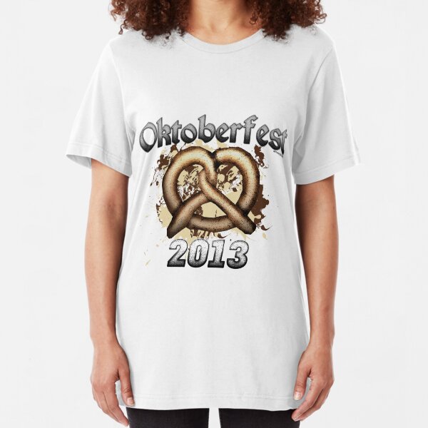 Oktoberfest Pretzel 2013 Slim Fit T-Shirt