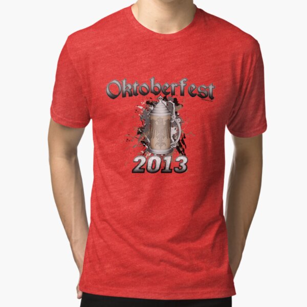 Oktoberfest Beer Stein 2013 Tri-blend T-Shirt