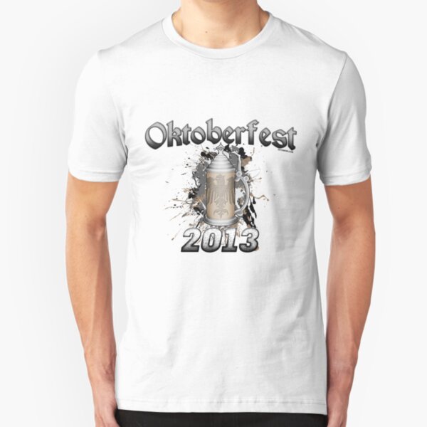 Oktoberfest Beer Stein 2013 Slim Fit T-Shirt