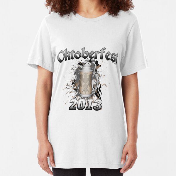 Oktoberfest Beer Stein 2013 Slim Fit T-Shirt