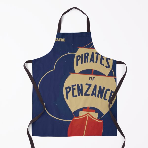 Item preview, WPA United States Government Work Project Administration Poster 0722 Pirates of Penzance Gilbert Sullivan Cincinnati Federal Theatre designed and sold by wetdryvac.