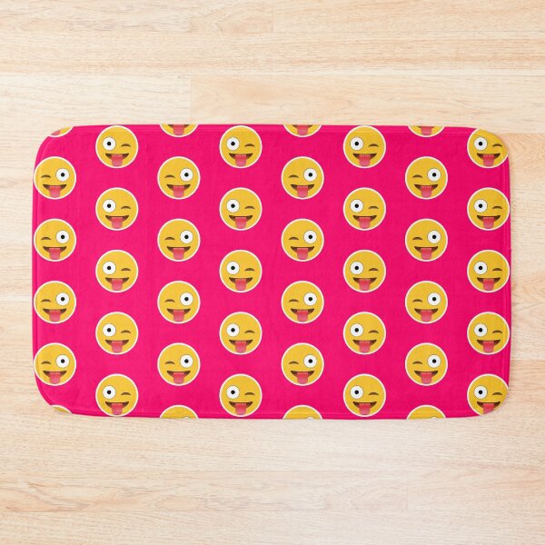 Item preview, Winking Face with Tongue Emoji Pattern designed and sold by williamcuccio.