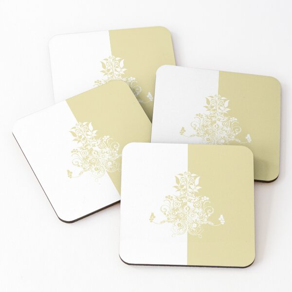 Item preview, Dual color white and gold swirly designed and sold by Anteia.