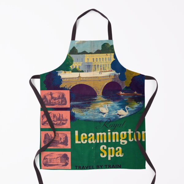Item preview, Leamington Spa vintage travel poster designed and sold by stickart-marek.