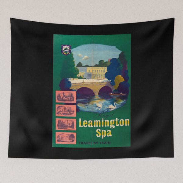 Item preview, Leamington Spa vintage travel poster designed and sold by stickart-marek.