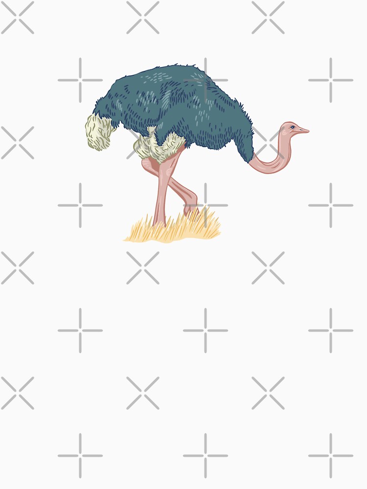 Elegant Ostrich by darcidoodlewent