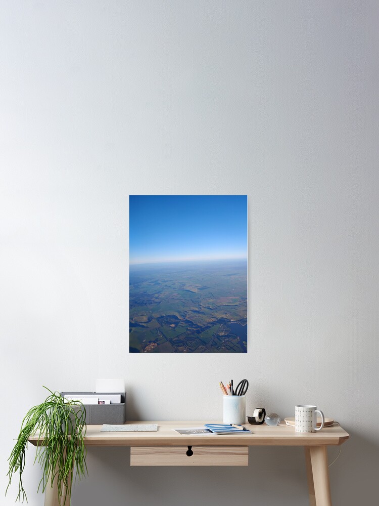 Thumbnail 2 of 3, Poster, Country Side Top View designed and sold by hockeng.