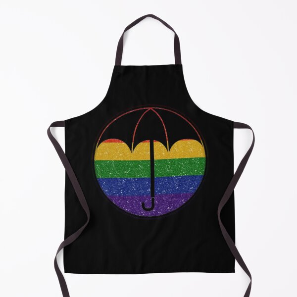 Item preview, The UMBRELLA ACADEMY pride flag tshirt , UMBRELLA ACADEMY LIGHT MOON Mask. designed and sold by Crime By Speech.