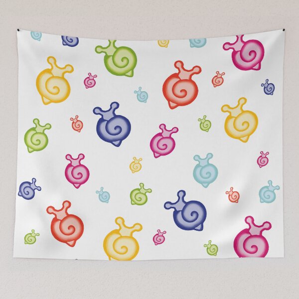 Item preview, Bright snail pattern designed and sold by Tallulah-Malibu.