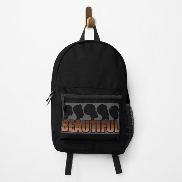 black is beautiful natural hairstyles and brown skin tones Backpack