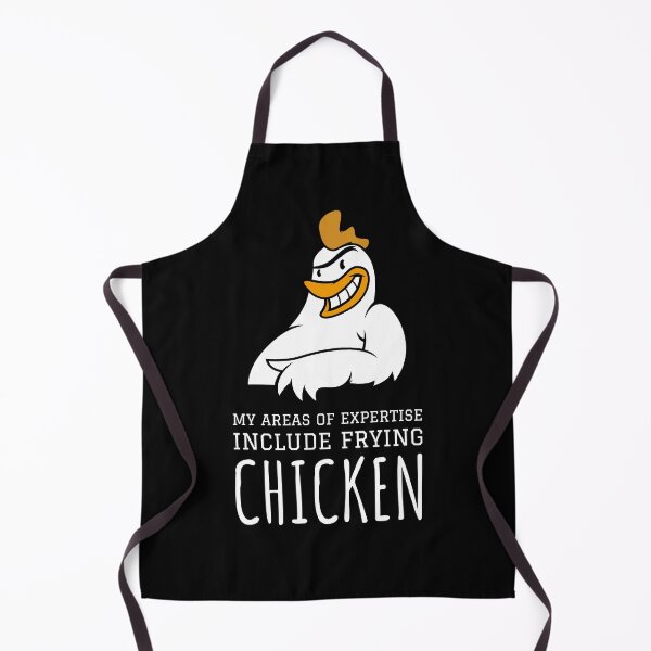 Item preview, Funny grinning chicken cartoon for home cook designed and sold by javes93.