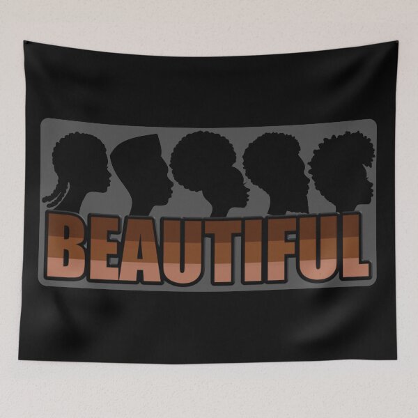Item preview, black is beautiful natural hairstyles and brown skin tones  designed and sold by smARTwork.